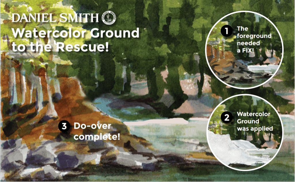 Tint, Tone And Correct Your Surface With Watercolor Ground