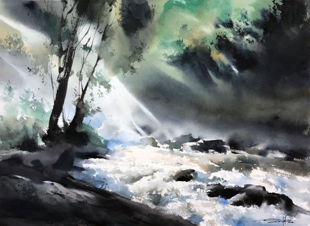 Michael Solovyev-forest river