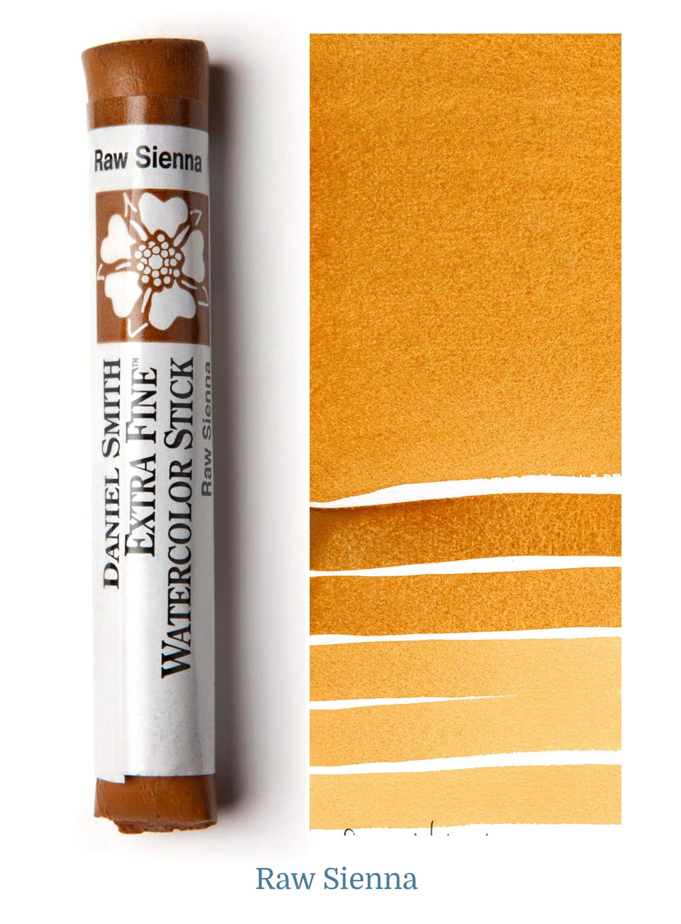 Raw Sienna Watercolor Stick DANIEL SMITH Artists Materials