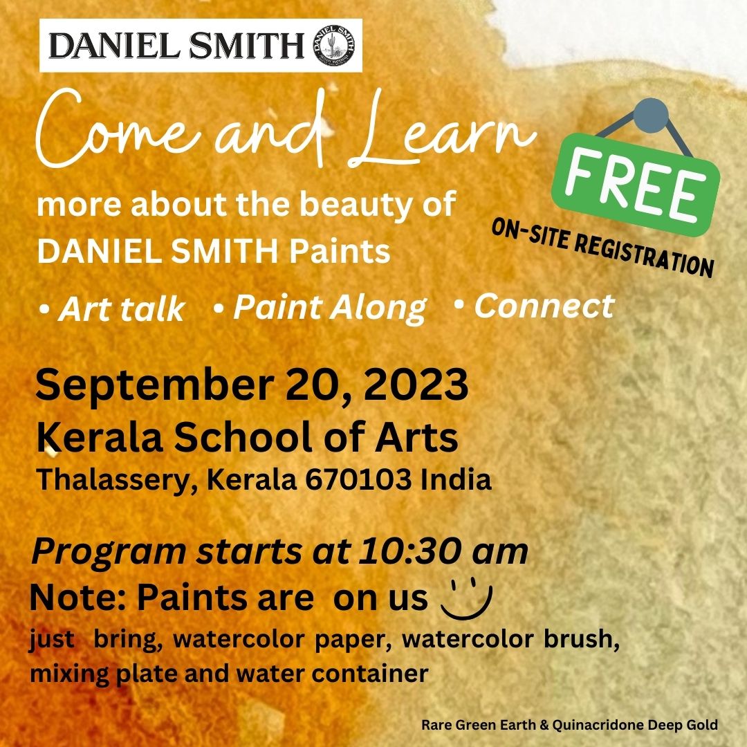 Paint Along Kerala, India DANIEL SMITH Artists’ Materials