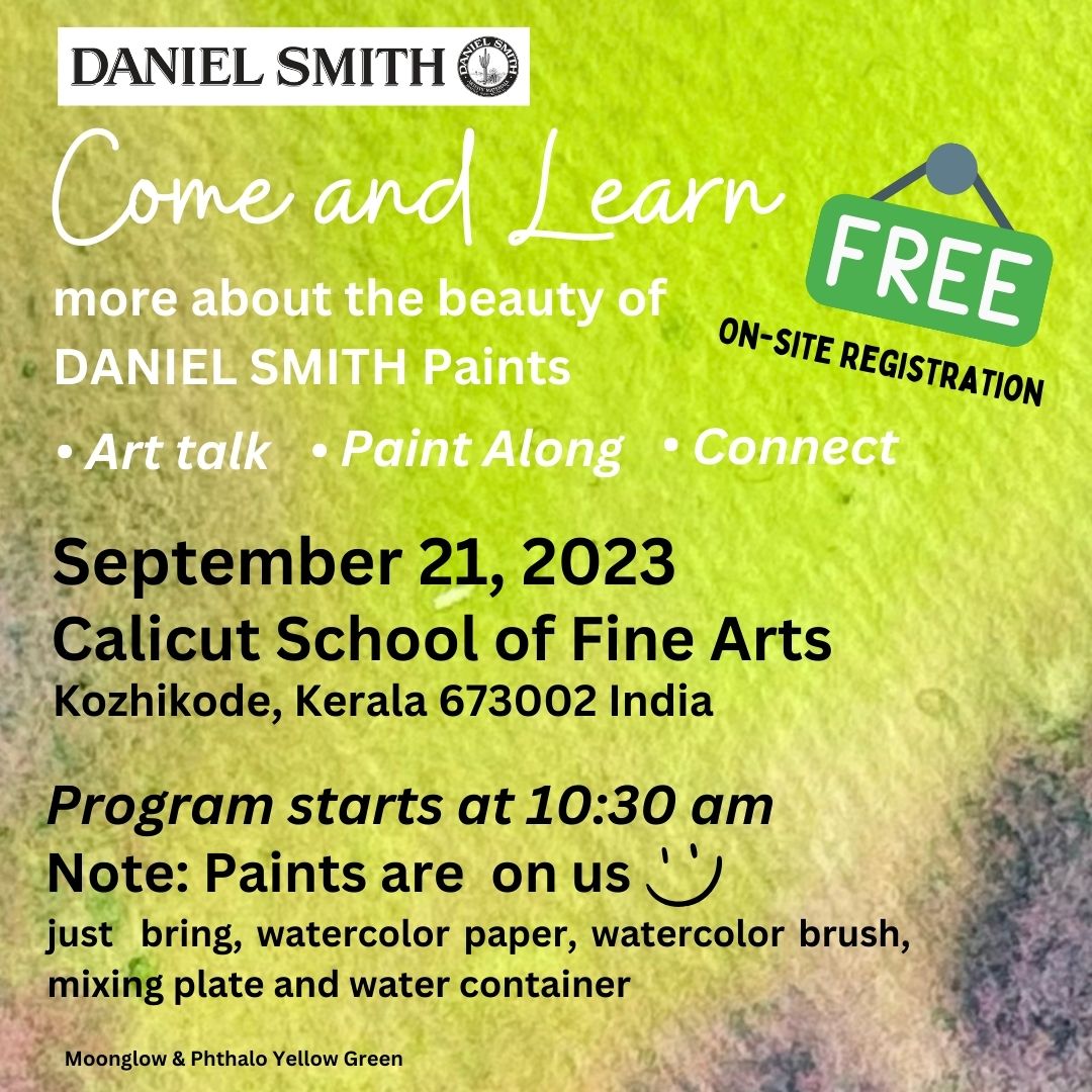 Paint Along Kerala, India DANIEL SMITH Artists’ Materials