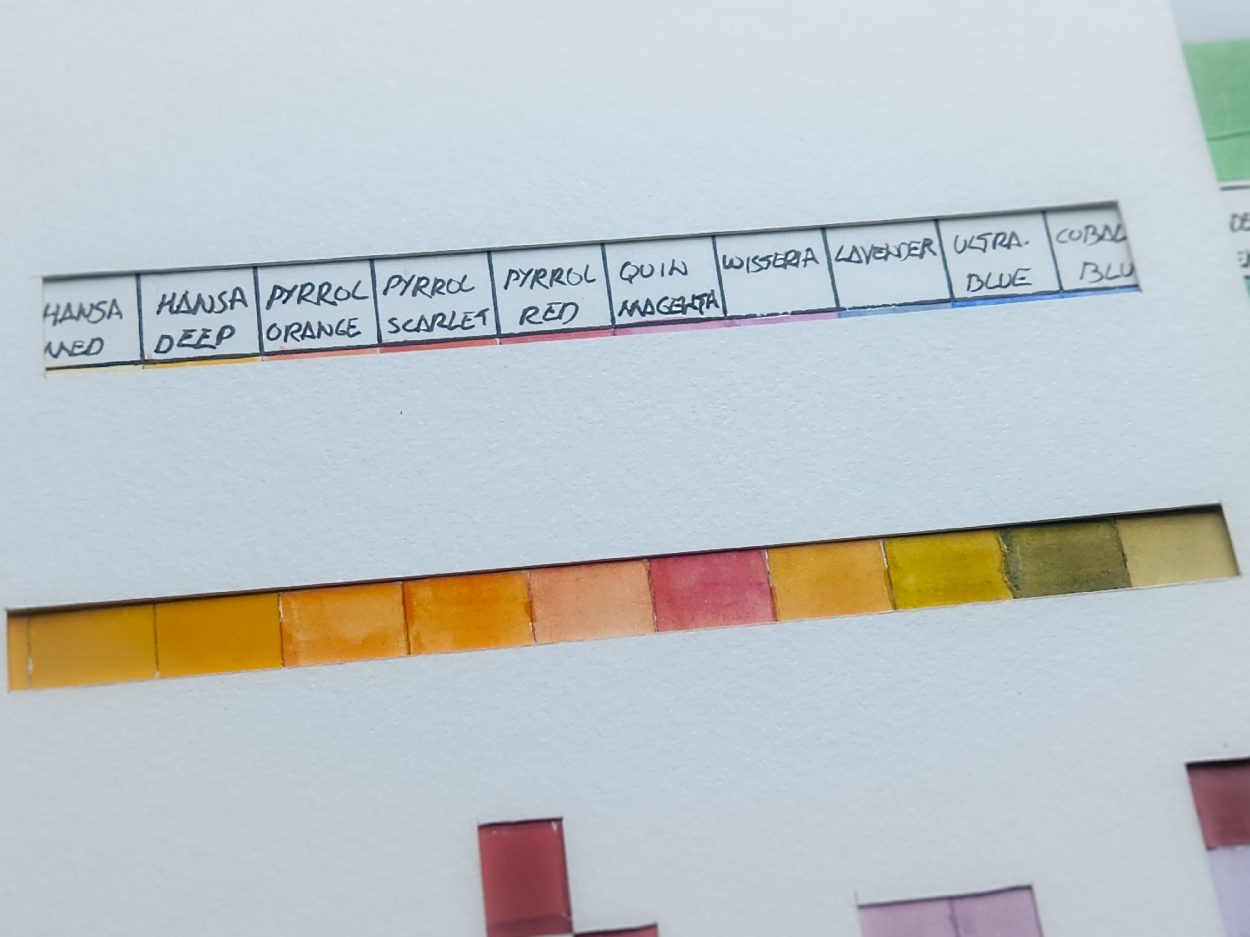 gouache mixing chart card 3