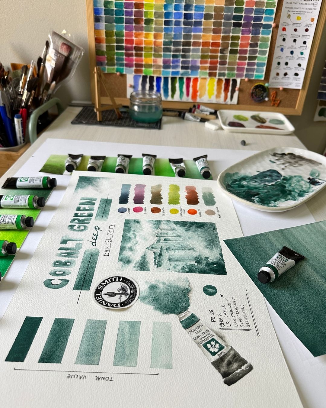 Spotlight on Cobalt Green Deep – A Study by Martha Gómez-Silva-8