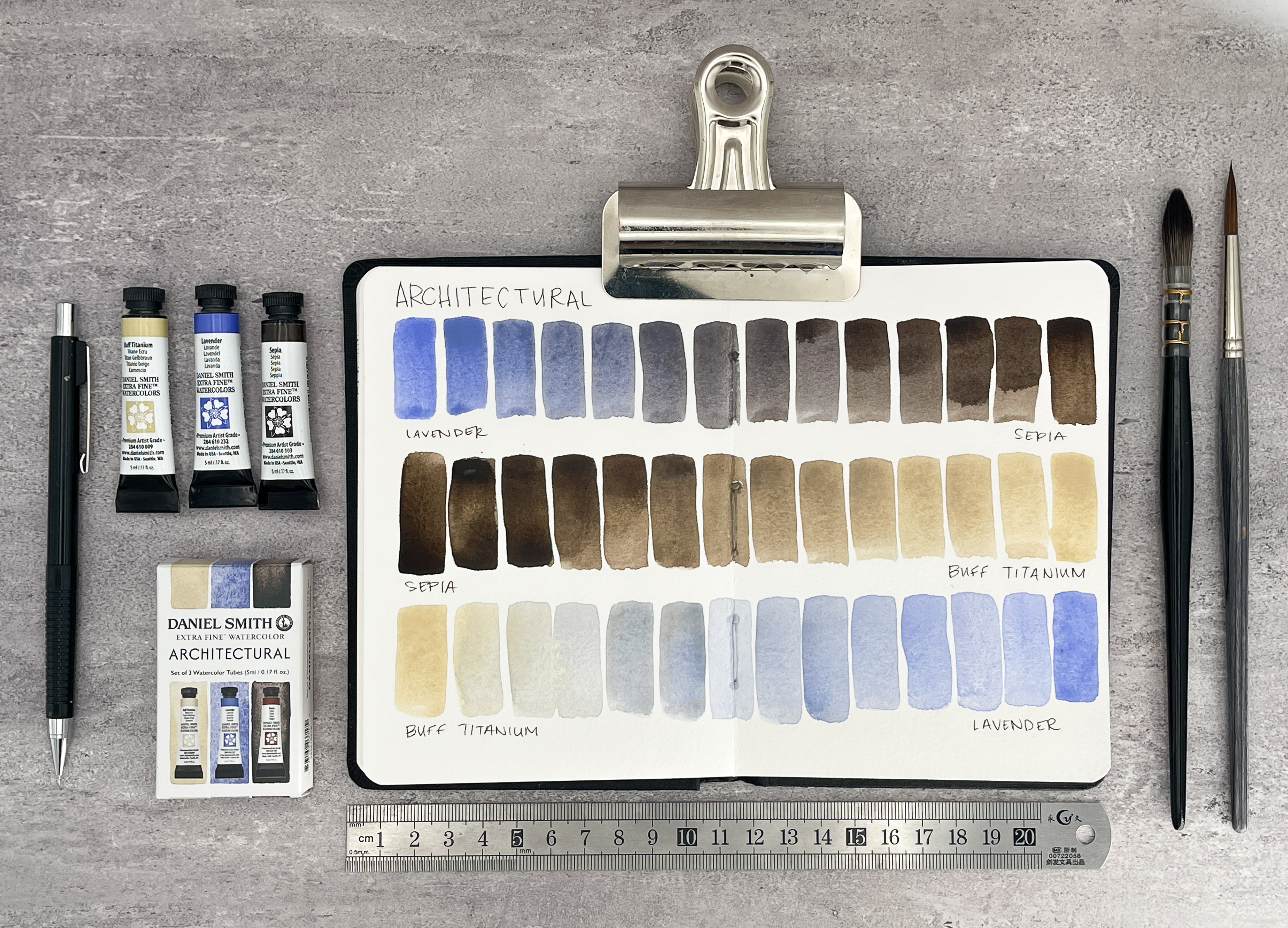 Architectural – 5ml Watercolor Triad Tube Set-3