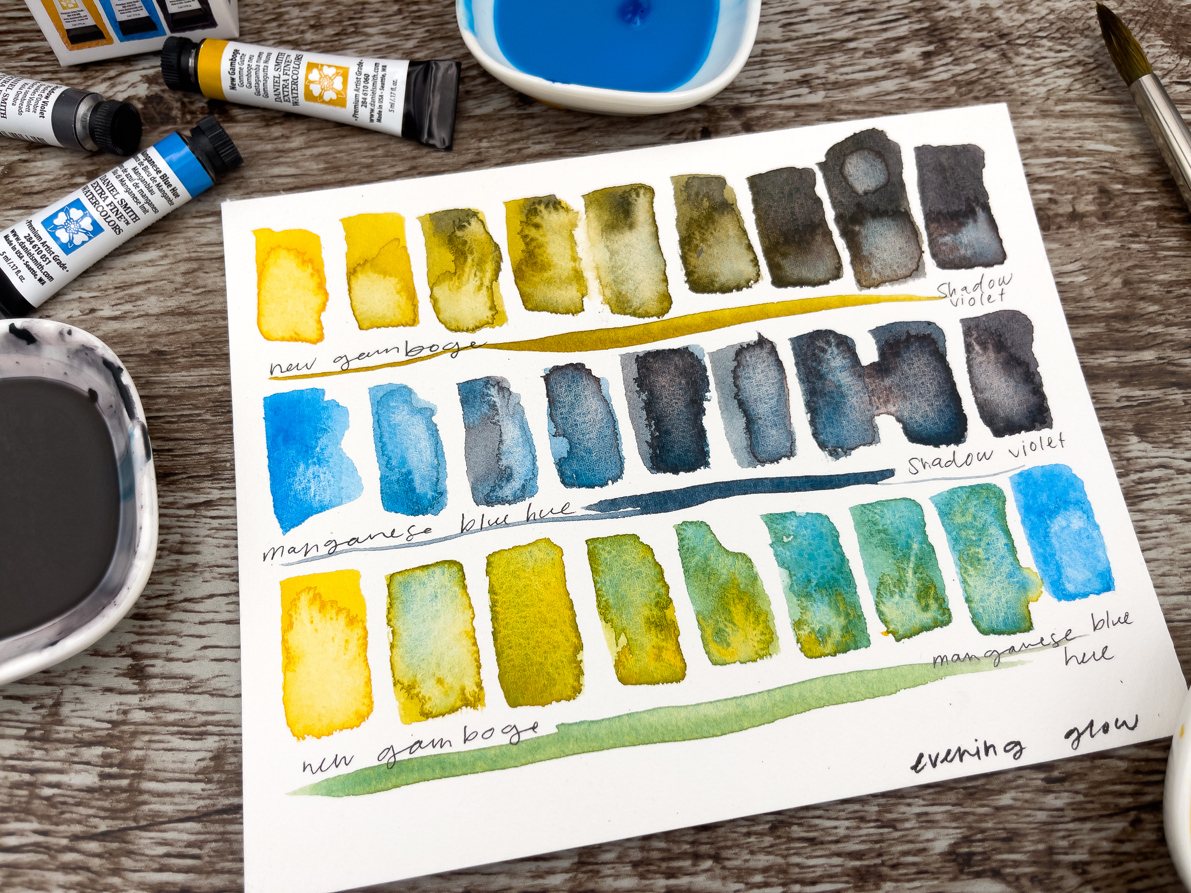 Evening Glow – 5ml Watercolor Triad Tube Set-1