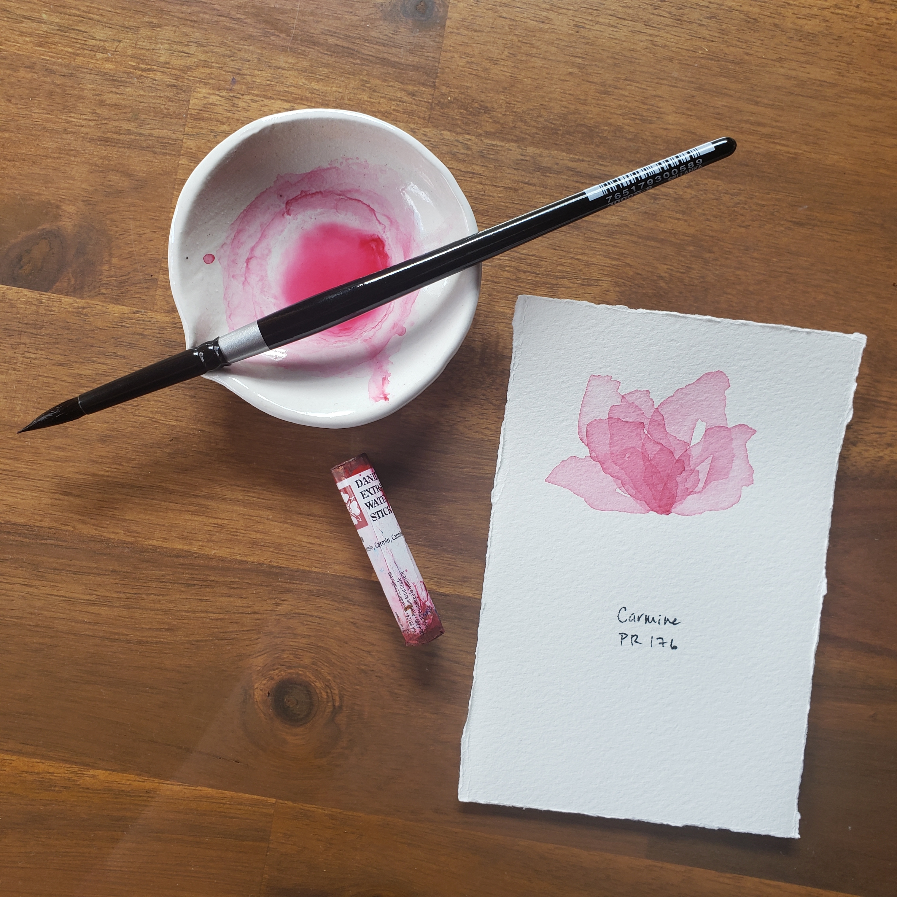Heartfelt Abstract Florals with DANIEL SMITH Walnut Ink-1
