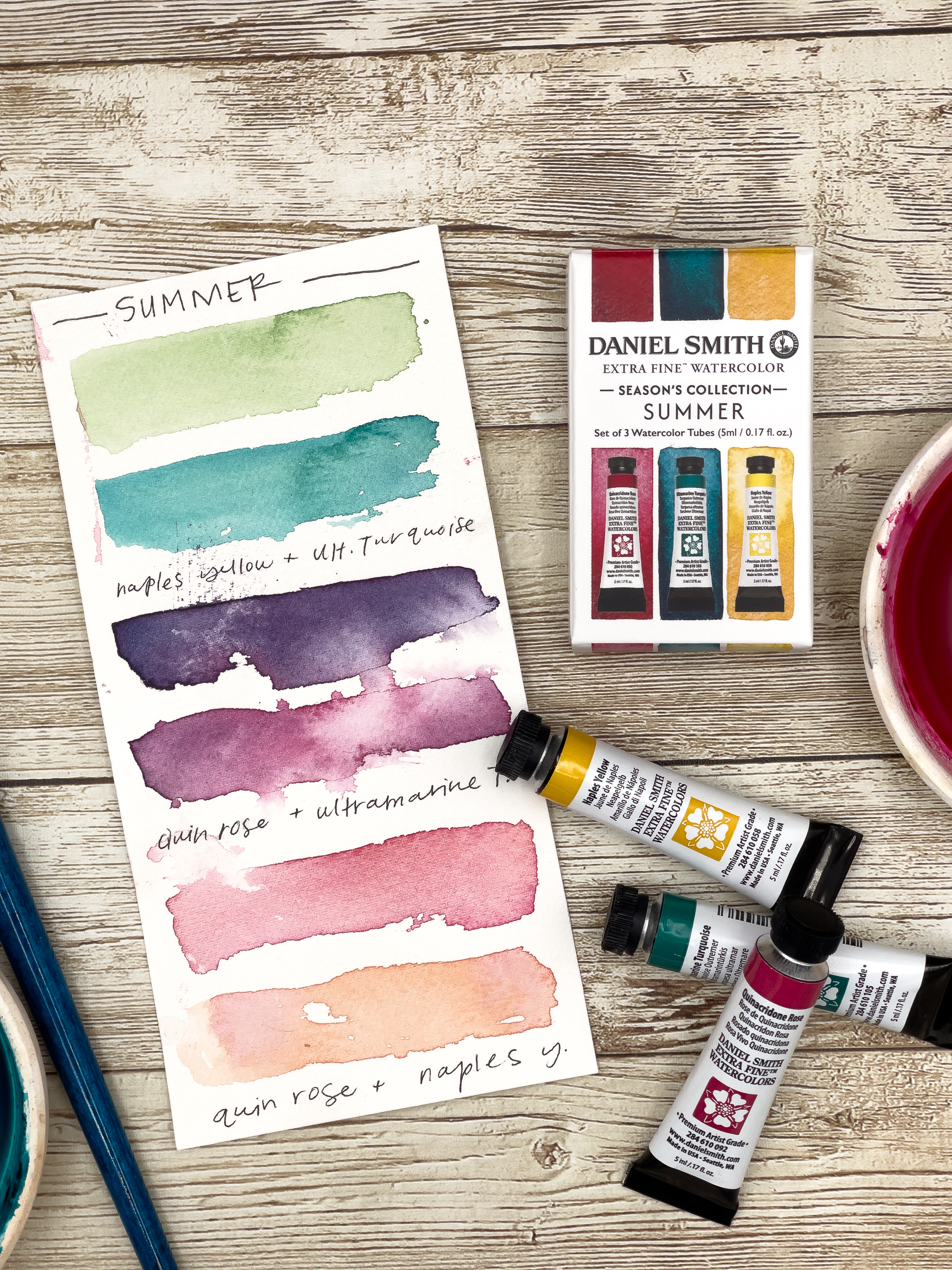 Summer – 5ml Watercolor Triad Tube Set-1
