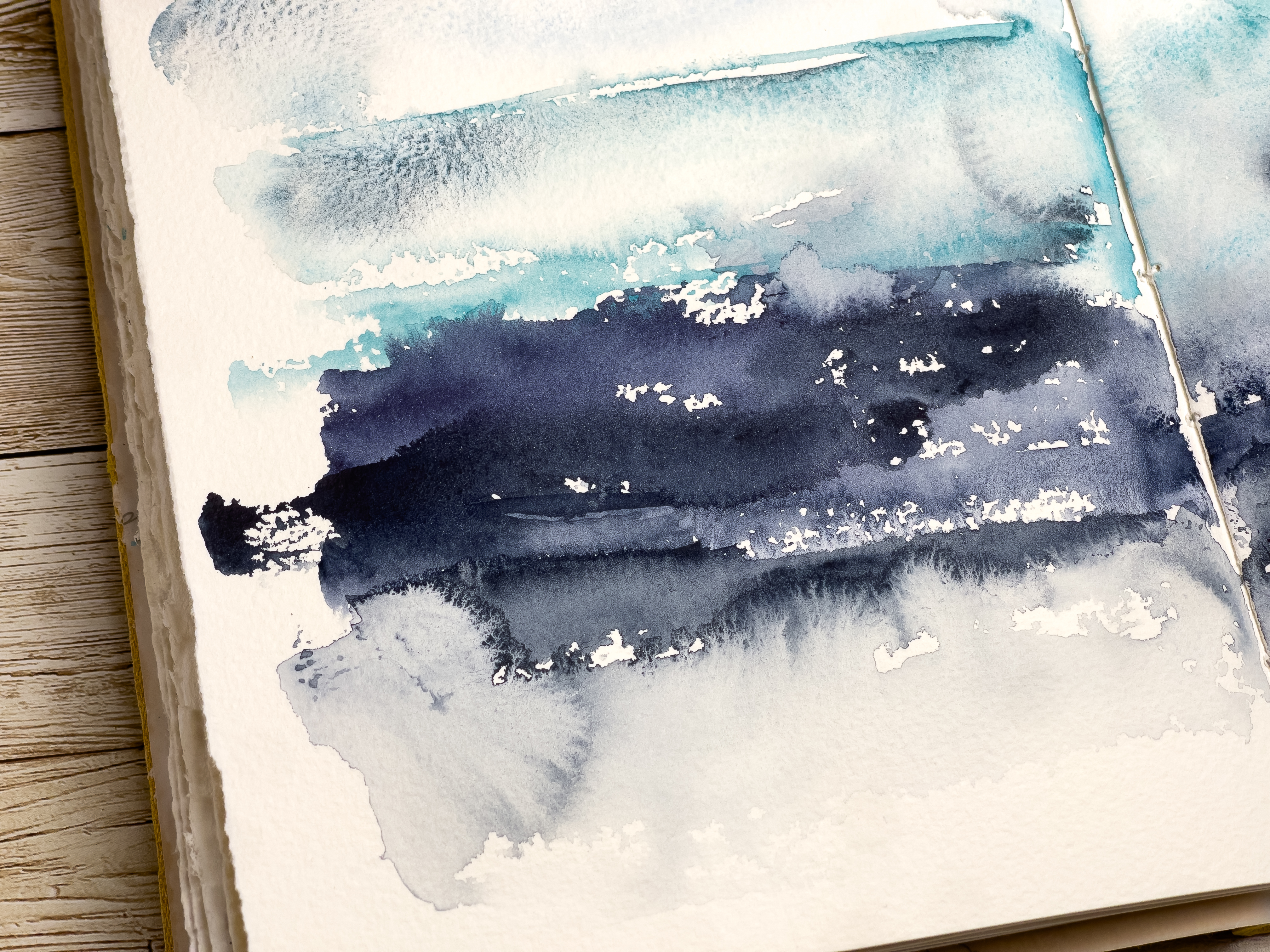 Blues, From Serene to Dramatic – The DANIEL SMITH Watercolor Half Pan Set-25