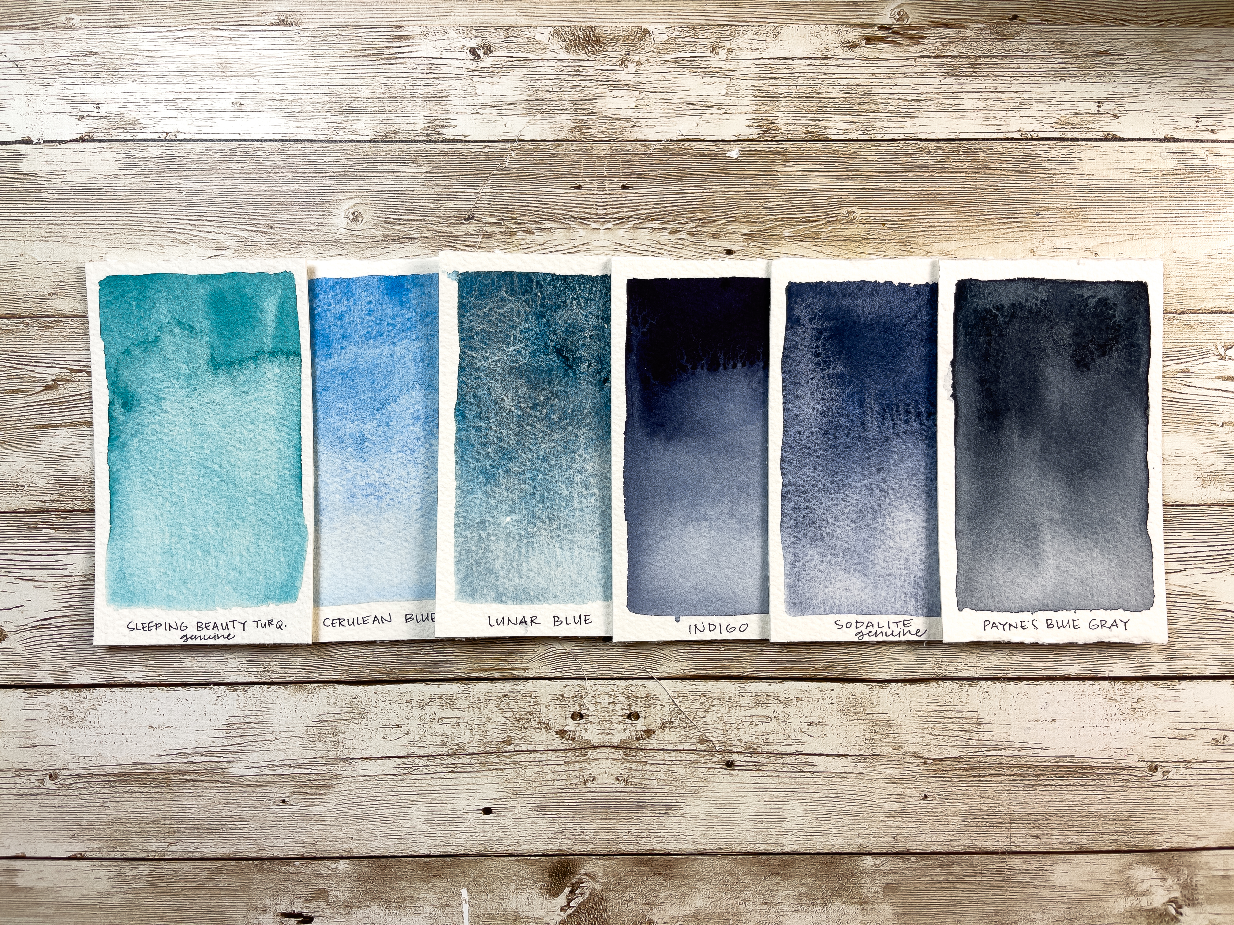 Blues, From Serene to Dramatic – The DANIEL SMITH Watercolor Half Pan Set-6