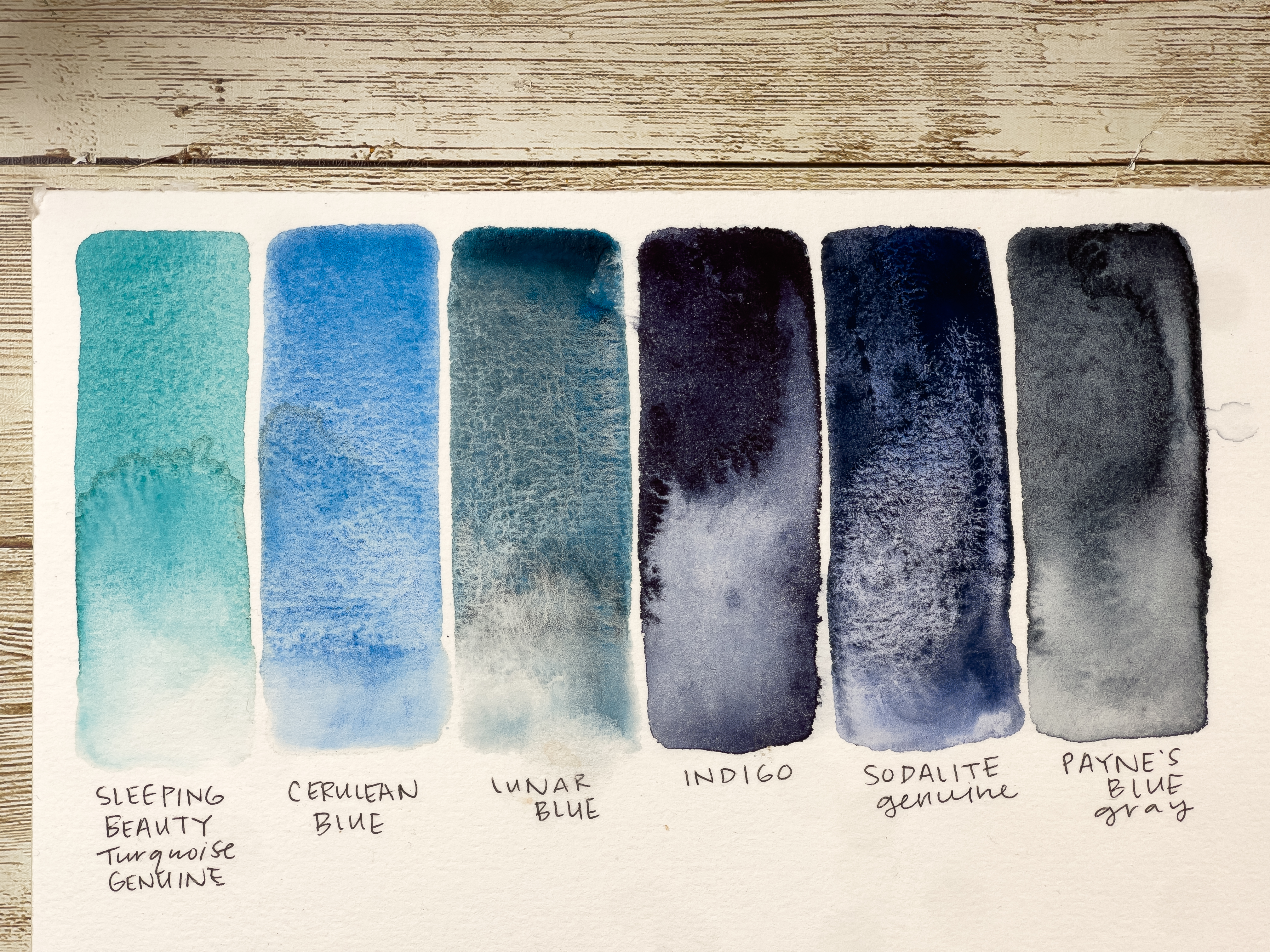 Blues, From Serene to Dramatic – The DANIEL SMITH Watercolor Half Pan Set-8