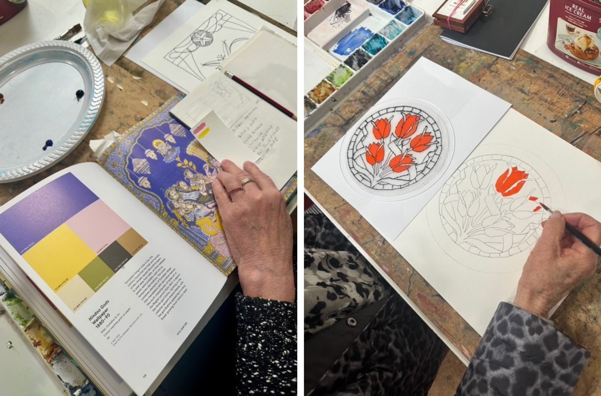 Art Deco Inspiration in Watercolour Exploring the Spirit of the 1920s-13