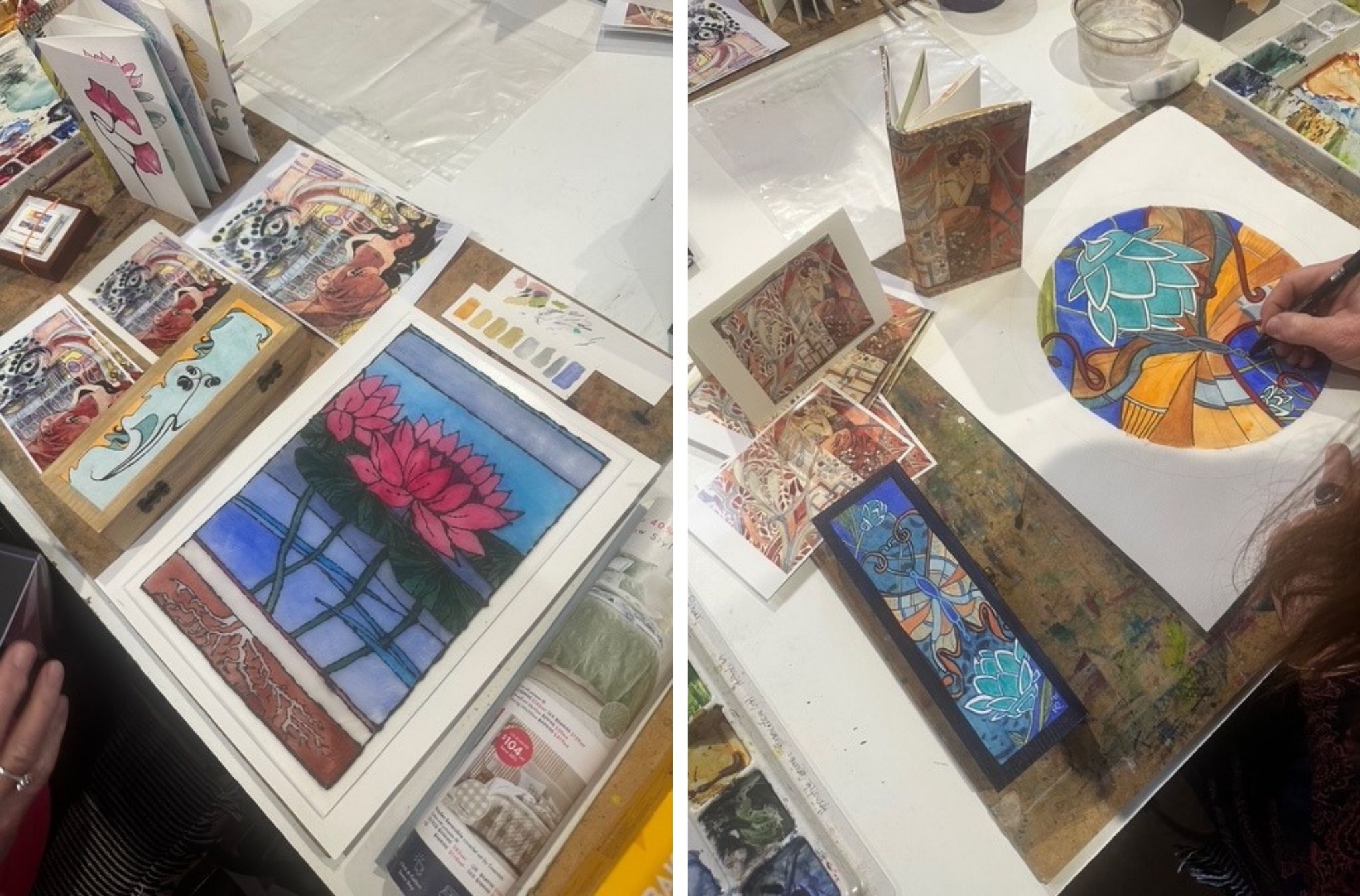 Art Deco Inspiration in Watercolour Exploring the Spirit of the 1920s-14