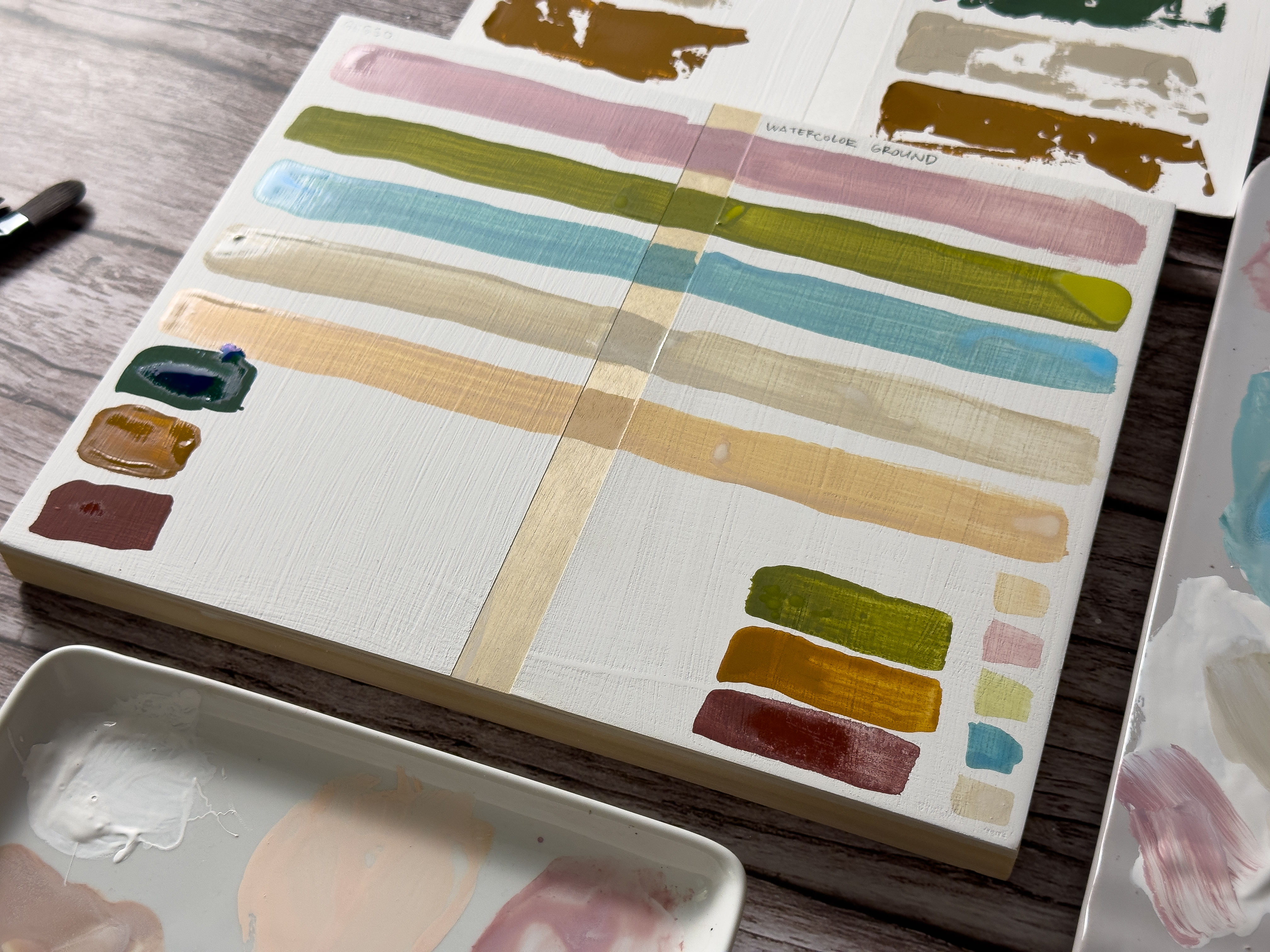 Gouache on Gesso vs. Watercolor Ground-18