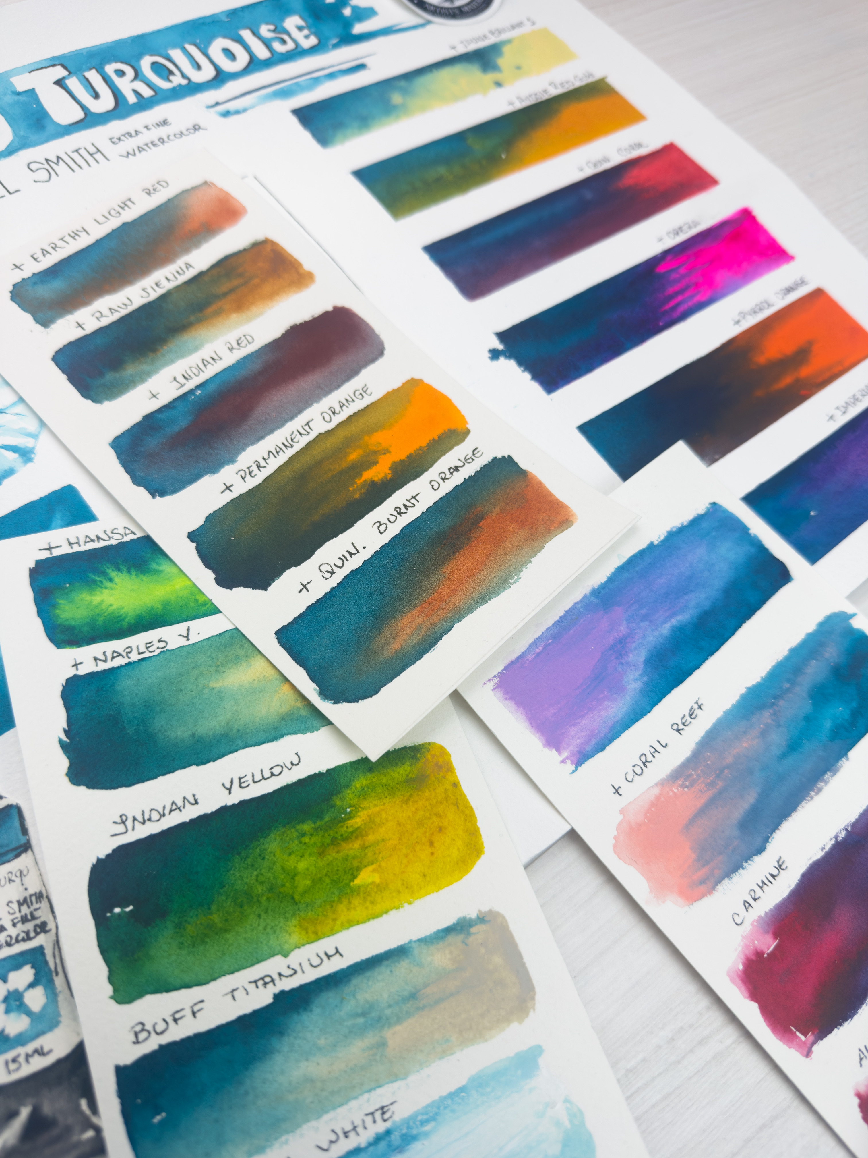 Phthalo Turquoise-A Watercolor Study by Marty Gómez-Silva-4