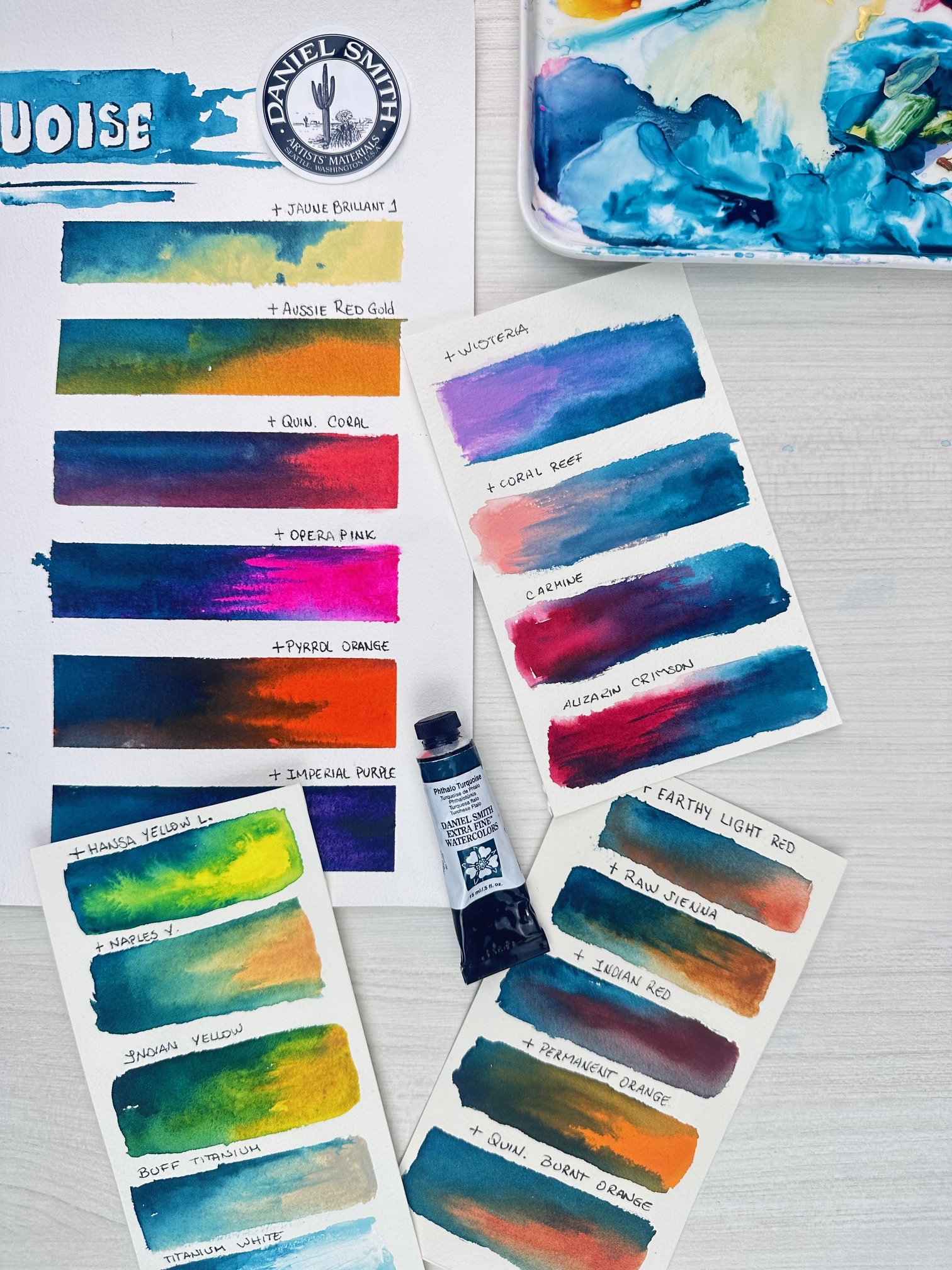 Phthalo Turquoise-A Watercolor Study by Marty Gómez-Silva-17