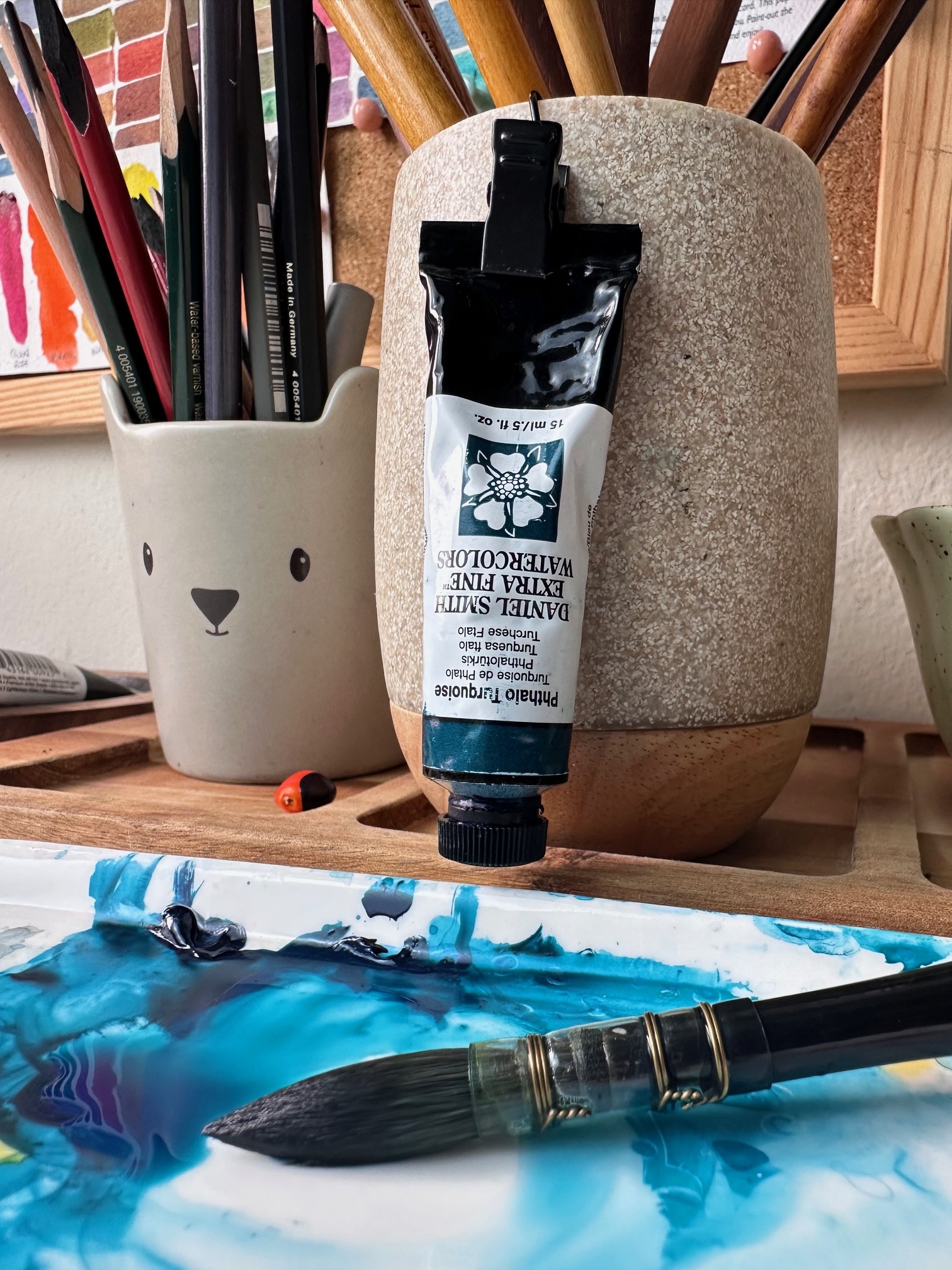 Phthalo Turquoise-A Watercolor Study by Marty Gómez-Silva-8