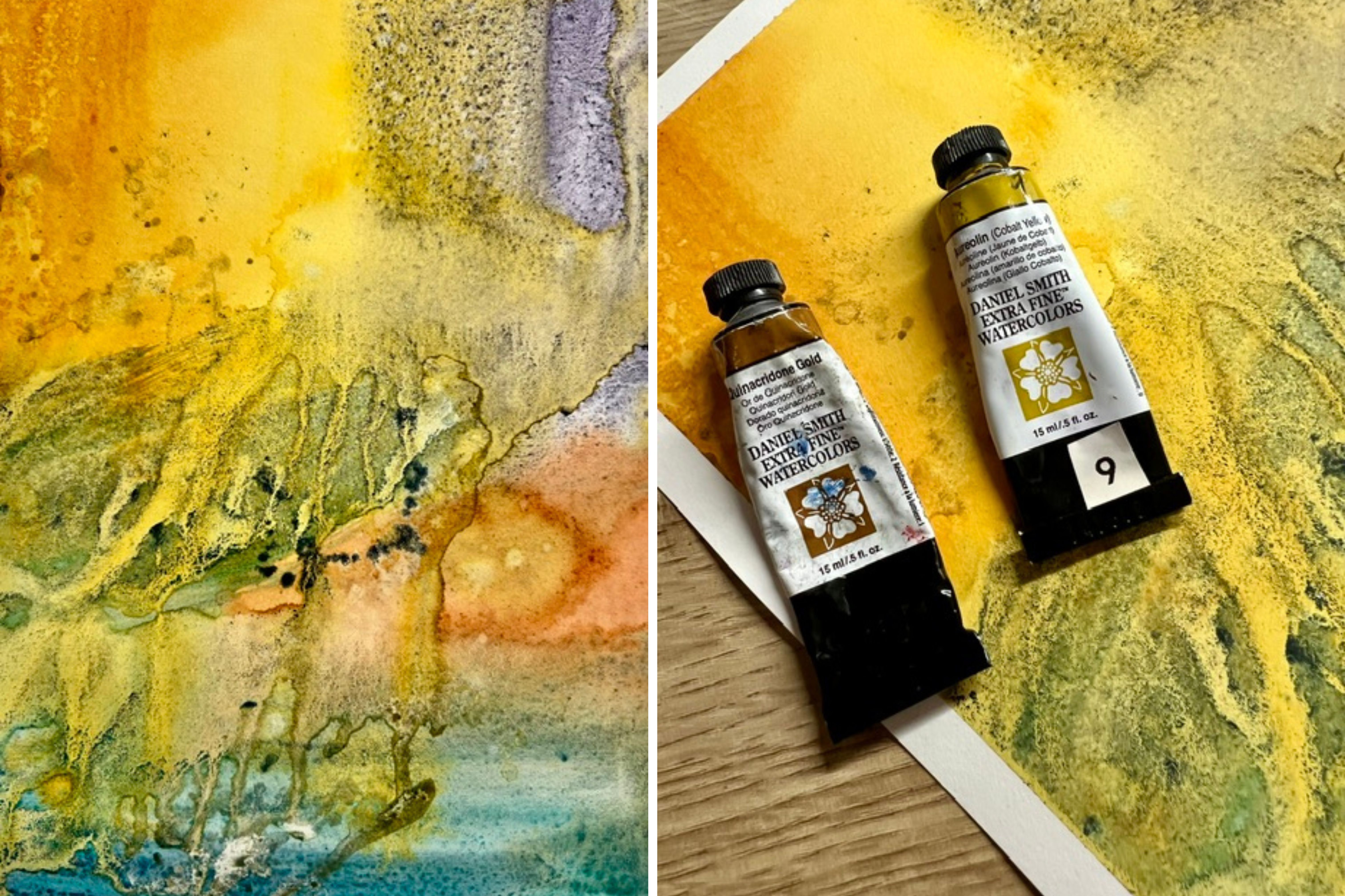 De eerste gele en aardse tinten in het DANIEL SMITH aquarelassortiment herontdekken - 4