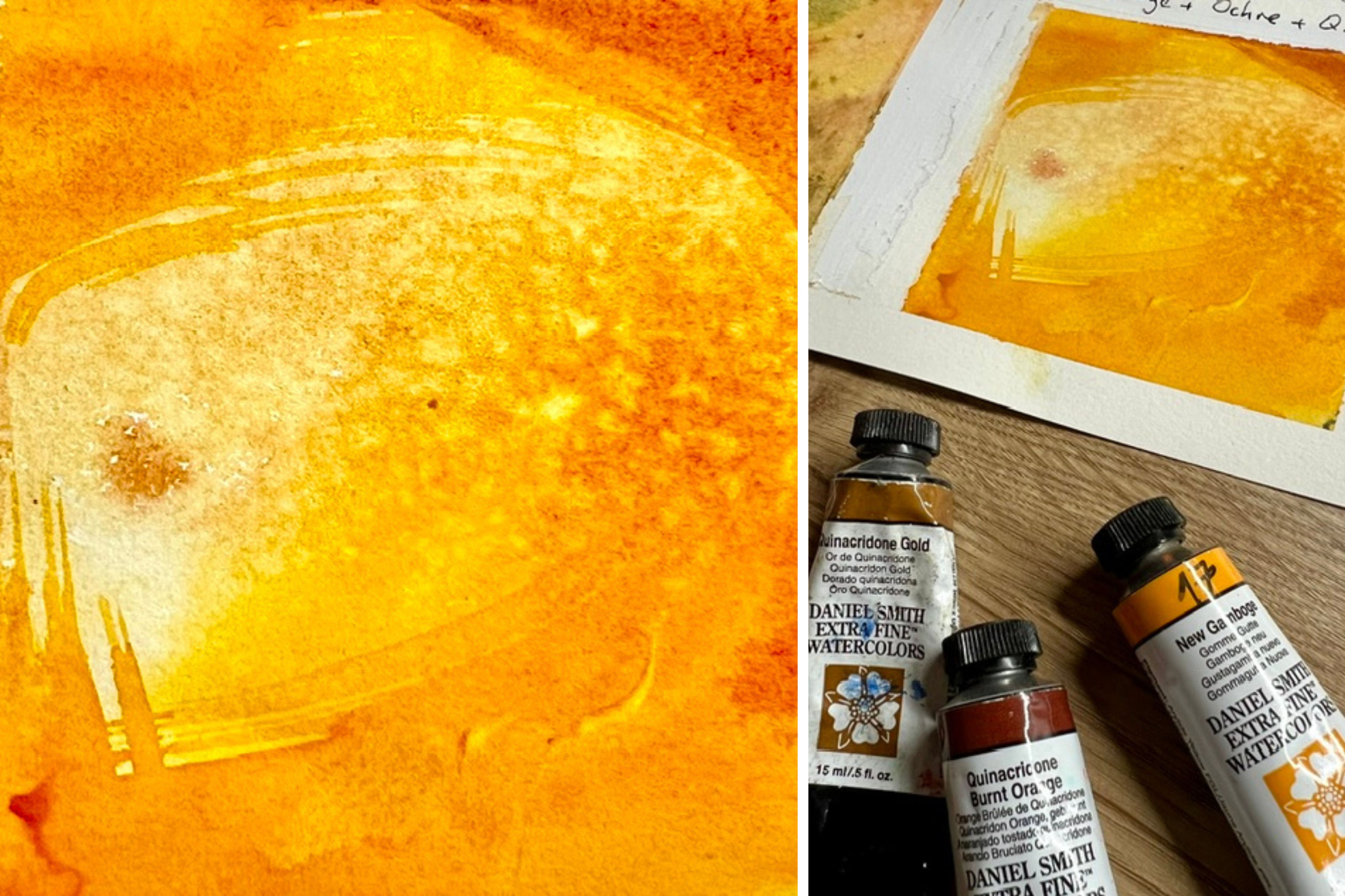 De eerste gele en aardse tinten in het DANIEL SMITH aquarelassortiment herontdekken - 5