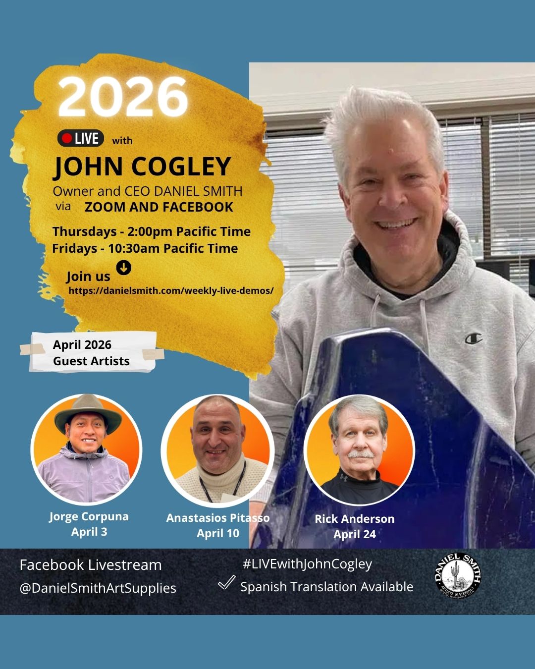 Thursday LIVE with John Cogley