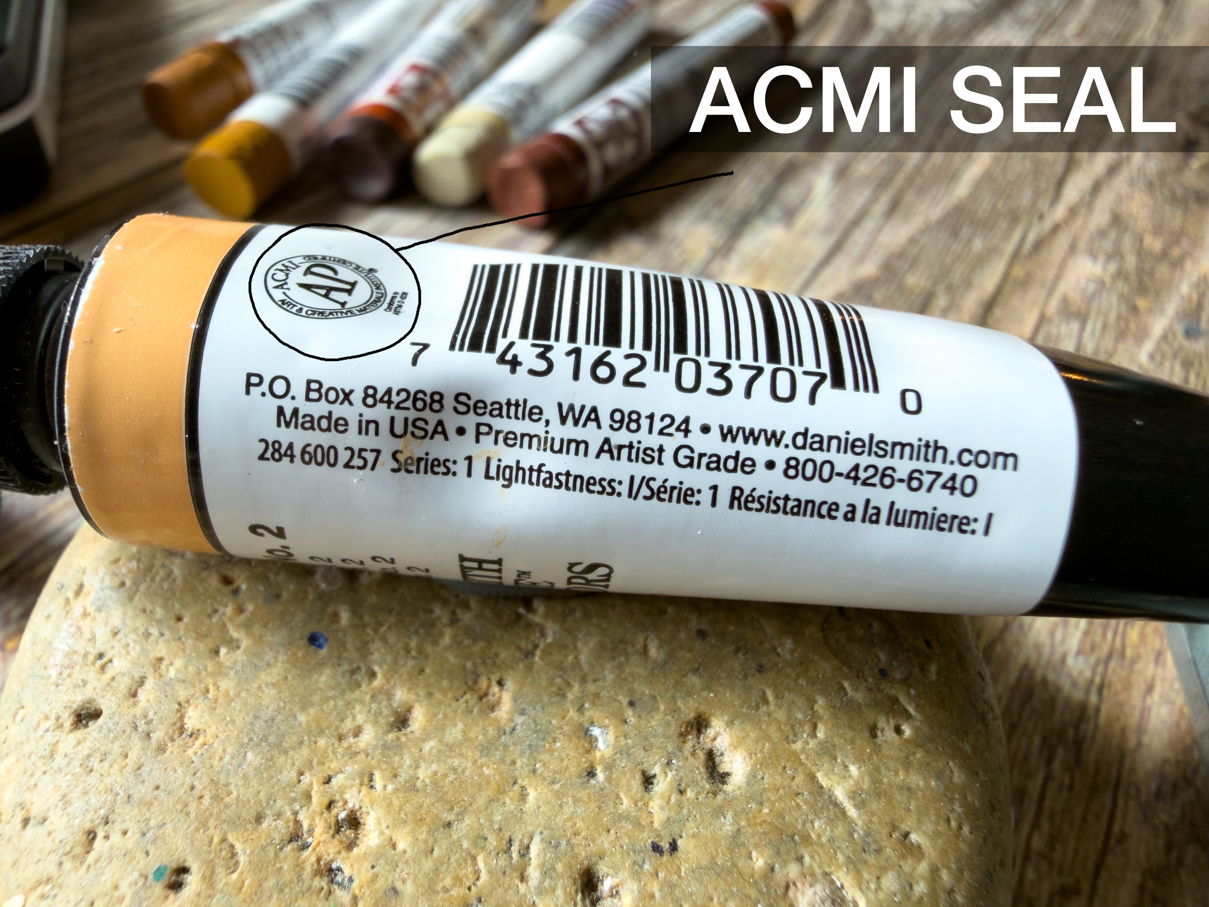 How To Read a DANIEL SMITH Paint Tube-26