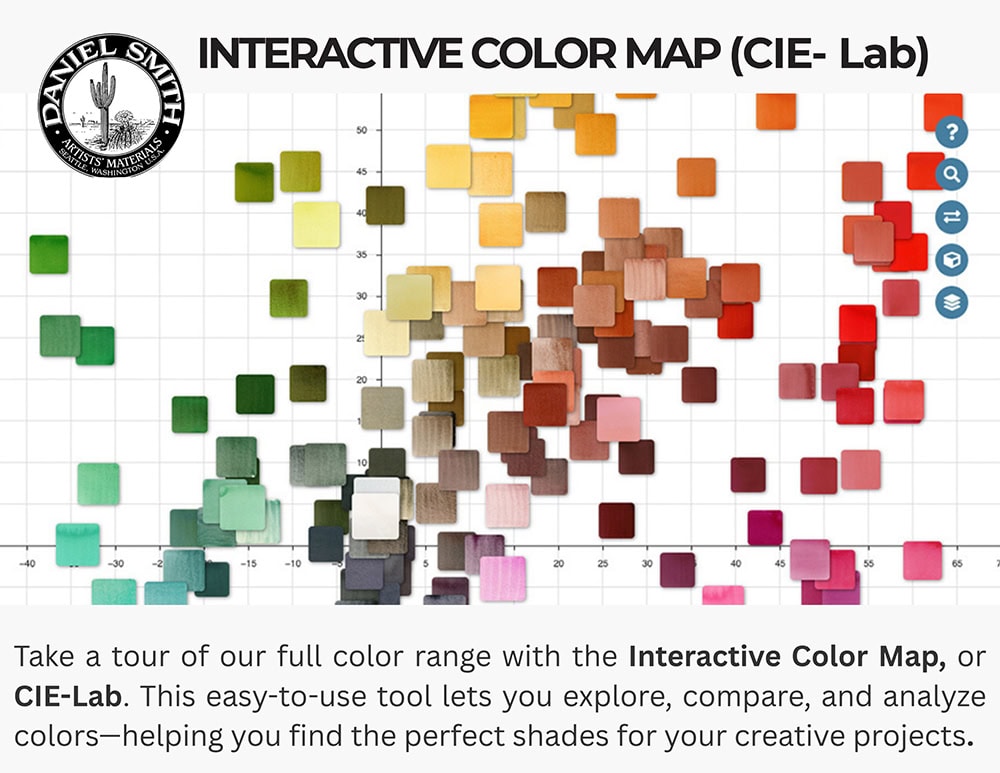 Interactive Color Map (CIE-Lab): Understand Color