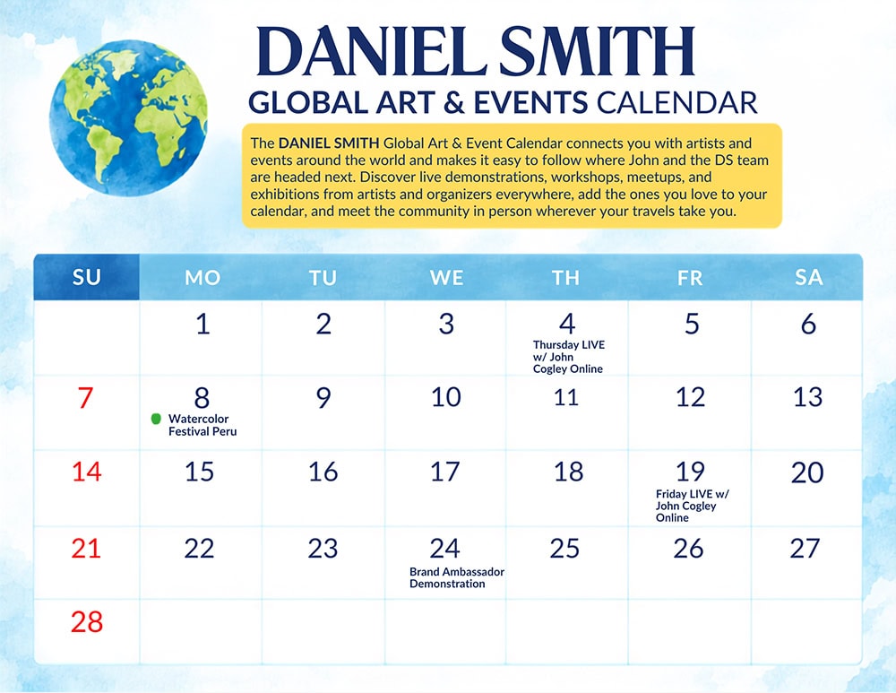 Global Art & Events Calendar: Learn & Connect