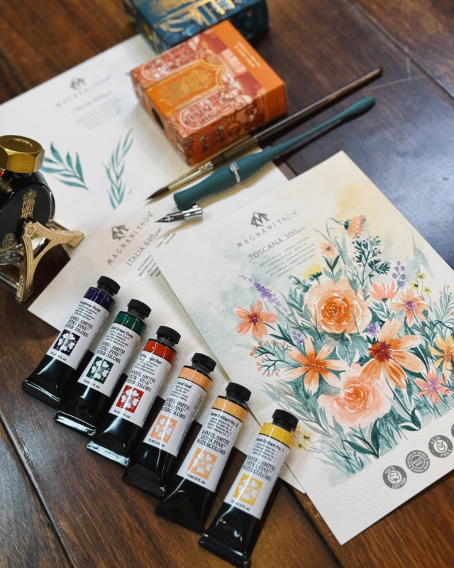 New colors on spotlight with @thuyanhwatercolor Thuy Anh, glad to know that you are enjoying the new colors! #Repost @thuyanhwatercolor・・・A wonderful experience with the 6 newly launched colors from @danielsmithartistsmaterials , tested on Magnani 1404 paper. These shades are absolutely lovely and versatile across many themes. For me personally, the soft pastel florals blend beautifully with the lush greens.	•	Cobalt Green Deep	•	Manganese Violet	•	Earthy Light Red	•	Coral Reef	•	Jaune Brilliant No.1	•	Jaune Brilliant No.2Come visit @nhaustudio and enjoy a free trial of these stunning colors starting April 19, 2025!Watercolor floral by @thuyanhwatercolor#danielsmith #danielsmithartistsmaterials #danielsmithwatercolors #danielsmithartistsmaterials