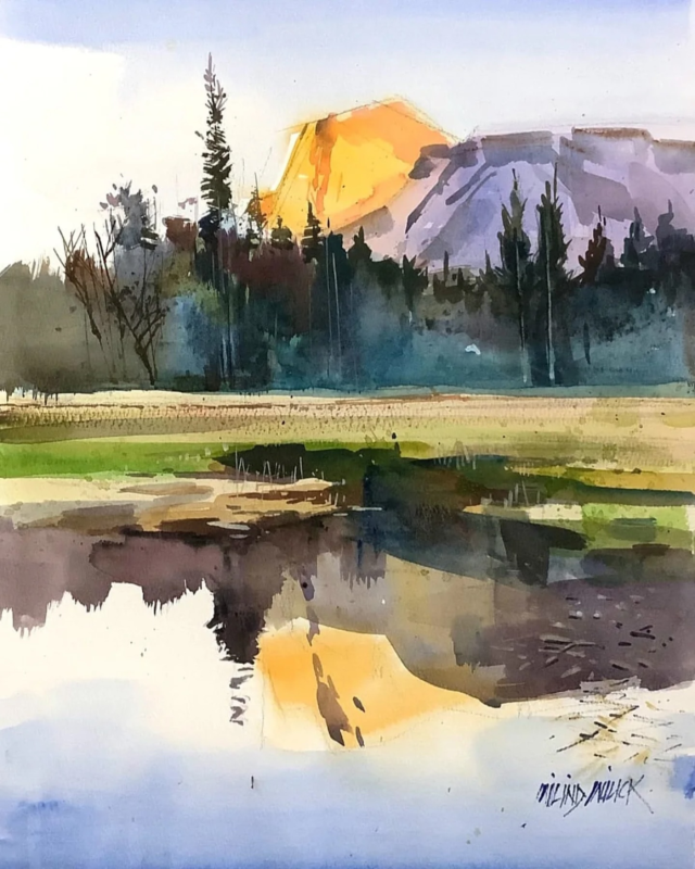 Stunning! We love the layers @mulickmilind Repost from @mulickmilind•Sunlit tops...#danielsmith#danielsmithwatercolors#danielsmithartistsmaterials #illustrationartist#creativehandsartmaterials#watercolorpainting#watercolorpaper #watercolorartwork#watercolorblog #watercolor_planet #landscape#watercolorlandscape #watercolornature#watercolor_zone #waterblog #aquarelle#watercolorsketch #aquarelle_art#watercolorbrushes#watercoloronpaper#everydaywatercolor#illustrationartist