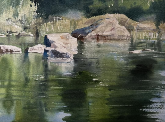 Stunning! @sterkhovart thanks for sharing and tagging us!Repost from @sterkhovart#danielsmith #danielsmithartistsmaterials #danielsmithwatercolors #danielsmithartistsmaterials My Green mixtures with Daniel Smith paints: Sap Green, Lemon Yellow, Yellow Ochre, Manganese Blue, Verditer Blue, French Ultramarine, Indigo