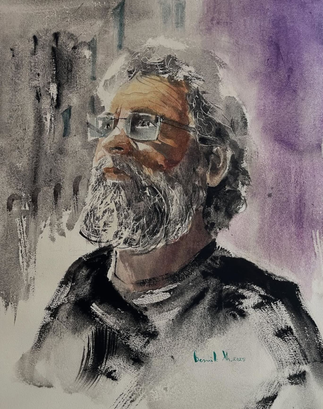 @besnikxhemaili thank you for sharing this piece at Thursday LIVE with John Cogley yesterday ☺️ We love the way you used Masking Fluid on this piece.Repost from @besnikxhemaili•“Portrait”Watercolor76x56cm.@danielsmithartistsmaterials #danielsmith #danielsmithwatercolors #danielsmithartistsmaterials #watercolor #aquarelle #art #artist