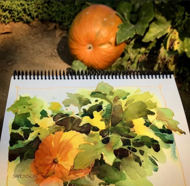 The perfect colors and prompt for Autumn ☺️☺️☺️ Thanks for sharing @brenda_swenson Repost from @brenda_swenson•Fall is in the air! The days are getting cooler and new colors are starting to appear in our garden and in my homes...I LOVE AUTUMN!#danielsmith  #danielsmithwatercolors #danielsmithartistsmaterials #brenda_swenson #painting  #watercolor  #fineart #aquarelle #watercolour #watercolorartist  #watercolorart #paintwatercolor #negativepainting  #pumpkinartwork #fallisintheair